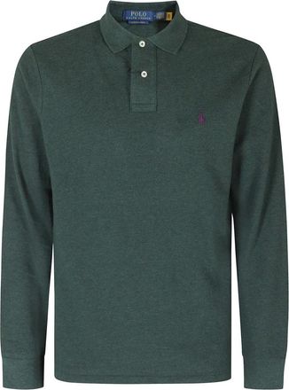 Polo Ralph Lauren Maglia a Maniche Lunghe - - Tops - Uomo - Verde - XL