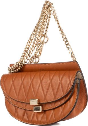 Chlo&eacute; Borsa a spalla trapuntata - Marrone