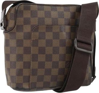 Louis Vuitton Pre-owned Cross Body Bags, female, Brown, Size: ONE SIZE Pre-owned Vintage Canvas Cross Body Bag