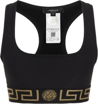 Versace Medusa Sports Top - Dames - Tops zonder mouwen - Zwart - 2XS - Tops