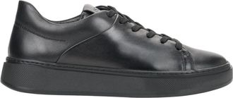 Estro & Luminara Italiaanse Sneakers van Volnerfleer - Dames - Sneakers - Zwart - 38 EU - Leer - Schoenen