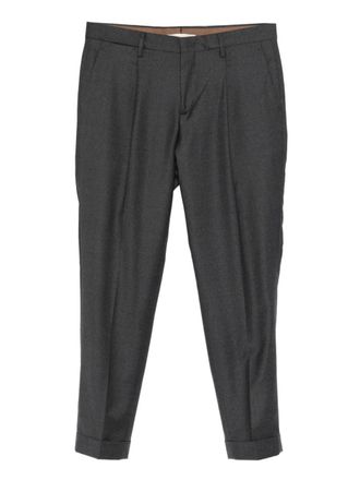BRIGLIA 1949 pleated trousers - men - Virgin Wool/Elastane - 60 - Grey
