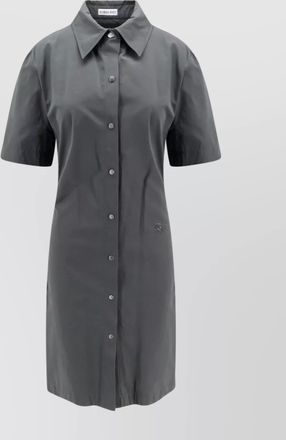 Burberry cotton blend knee-length dress