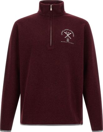 Brunello Cucinelli Bordeaux Cashmere Mens Sweatshirt