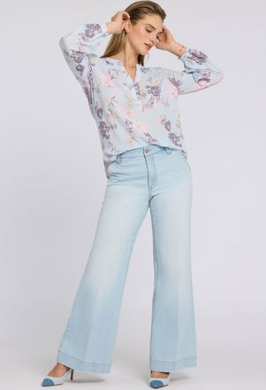 NYDJ Mia Palazzo Jeans Met Hoge Taille