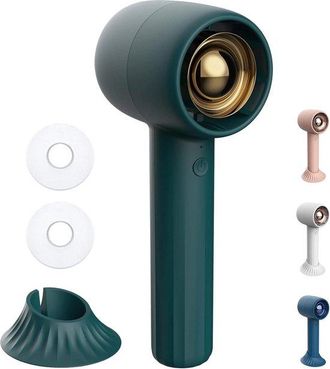 No Brand Ventilador Port&aacute;til De Mano Con Aromaterapia, Recargable Por Usb, Bater&iacute;a De 2000 Mah, 3 Velocidades Ajustables, Ideal Para Viajes, Maquillaje Y Como 