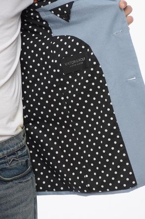 Viktor & Rolf Blazer Slim Fit in Cotone Twill con Tasche ad Alettta Viktor & Rolf