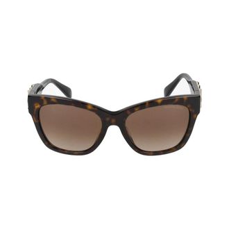 Michael Kors Sunglasses, female, Multicolor, Size: 55 MM Empire Square Sunglasses