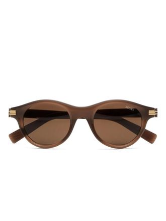Ermenegildo Zegna round-frame sunglasses - Brown
