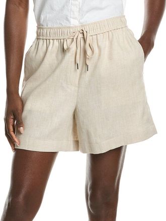 Theory Linen-Blend Base Line Short