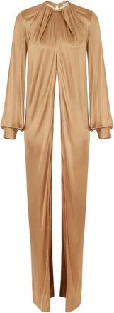 Elisabetta Franchi Dames, Blouses & Shirts, Beige, Maat: XL Jersey