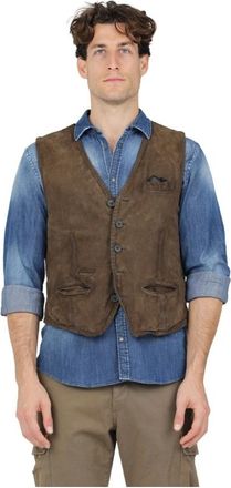 The Jack Leathers Uomo, Giacche, Marrone, M, new