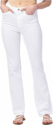 Judy Blue Hi Waist Bootcut Jeans In White