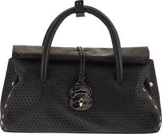 Zanellato Dotta vervaardigde leren tas S