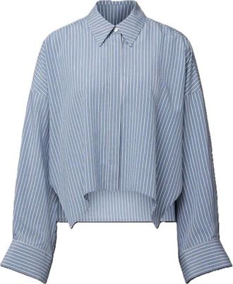 Drykorn Oshia 10 Blouse - Dames - Overhemden - Blauw - S - Overhemden