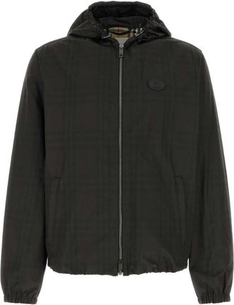 Burberry Brown Check Hood Jacket