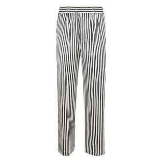 Tom Ford Fluid Silk Baton Stripe Pleated Piping Lounge Pants - Heren - Slim Fit Broeken - Veelkleurig - W31 - Broeken