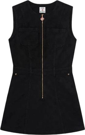 Casablanca Robe - Dames - Tops zonder mouwen - Zwart - S - Katoen - Tops