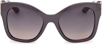 Guess Butterfly Sunglasses in Grey/Gradient Smoke at Nordstrom Rack