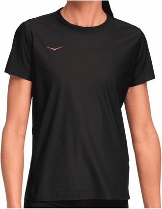 Hoka One One Airolite Short Sleeve 2.0 Laufshirt f&uuml;r Damen | schwarz