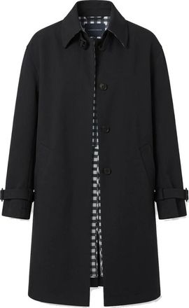 Ermanno Scervino Single-Breasted Coat - Dames - Mantel - Zwart - 2XS - Polyester - Jassen