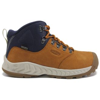 Keen Nxis Explorer Mid WP Leather Textile Womens Ankle Boots - Keen Maple Birch - Size:UK 7