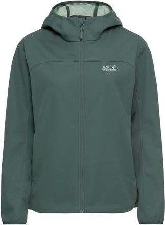 Jack Wolfskin Windhain 2 Hoody Softshelljacke f&uuml;r Damen | oliv