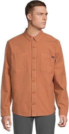 Prana Rock Ridge Overshirt Mens T Shirt Tawny : 2XL, Cotton/Spandex