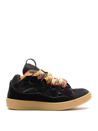 Lanvin Black Curb Sneakers