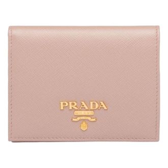 Prada (WMNS) PRADA FW25 Small Saffiano Leather Wallet Powder Pink 1MV204-QWA-F0236