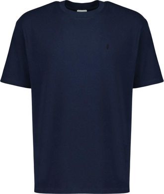 Saint Laurent T-Shirts, male, Blue, Size: M Cassandre T-shirt