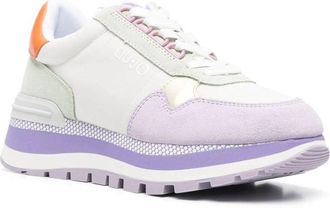 Liu Jo Multicolor Amazing 10 Leather-Suede Accent Sneakers
