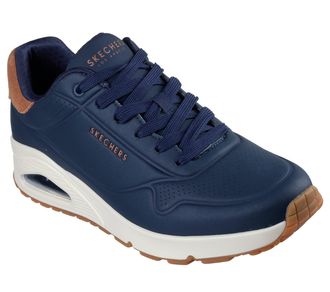 Skechers Mens Uno Suited On Air Sneakers, Navy, 9.5 UK