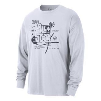 Nike 2024 NBA All-Star Weekend Max90 Long-Sleeve T-Shirt White FQ6530-100