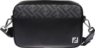 Fendi Heren, Tassen, Zwart, Maat: ONE Size Katoen