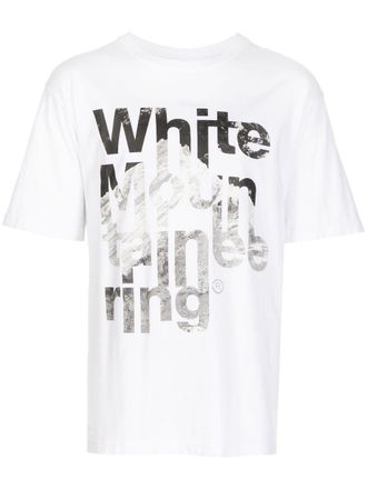 White Mountaineering logo-print cotton T-shirt - men - Cotton - 1