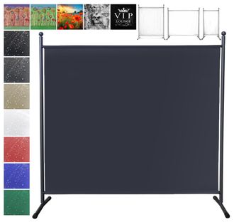 Quick Star Paravent Outdoor Wetterfest 150 X 190 Cm Gr&uuml;n Raumteiler Stellwand Innen Garten & Balkon Sichtschutz Blickdicht
