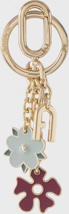 Furla Crystal Portachiavi Nebbia Gray Multicolore Metallo + Smalto Donna