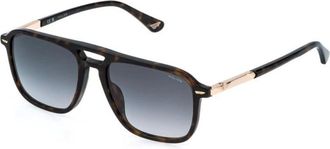 Police Sunglasses, male, Brown, 57 MM, New Crossroads 7