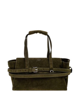 Moschino Minimalist Structured Leather Top Handle Bag