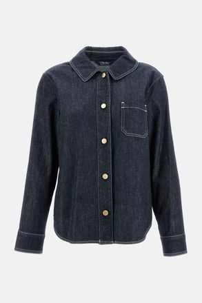 Max Mara Camicia In Denim Di Cotone