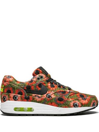 Nike Nike Air Max 1 Premium sneakers - unisex - Polyester/Polyester/Rubber - 9 - Red