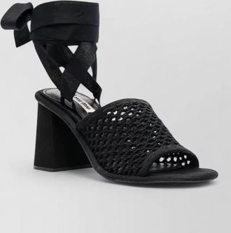 Miu Miu fabric sandals