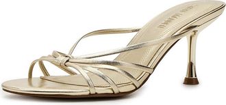 Steve Madden Edna Womens Sandals Champagne Leather : 9.5 M