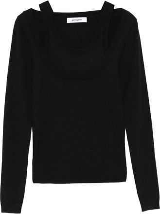 Gimaguas Etoile Jumper - Dames - Ronde hals truien - Zwart - S - Polyester - Truien & Vesten