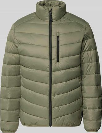 Tom Tailor Denim Regular Fit Steppjacke mit vertikaler Rei&szlig;verschlussbrusttasche in Oliv, Gr&ouml;&szlig;e XXL