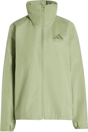 adidas Multi Essentials 2 Layer Climaproof Regenjas - Dames - Sport - Groen - Maat: 2XL Poliester