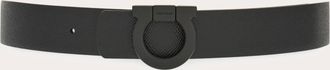 Ferragamo Uomo Cintura fissa reversibile Nero