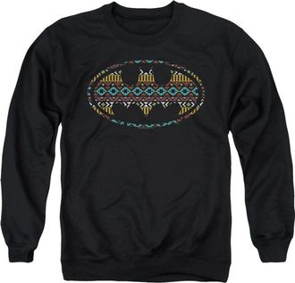 Gildan Batman Aztec Fill Adult Crewneck Sweatshirt