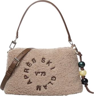 V&deg; 73 Ski Glam Schoudertas - Dames - Schoudertassen - Beige - ONE Size - Polyester - Tassen